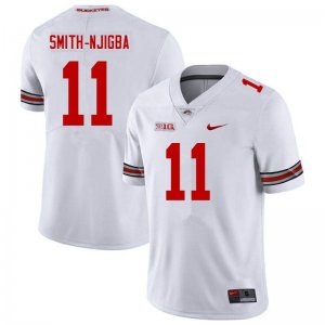 NCAA Ohio State Buckeyes Men's #11 Jaxon Smith-Njigba White Nike Football College Jersey BKK4245WN